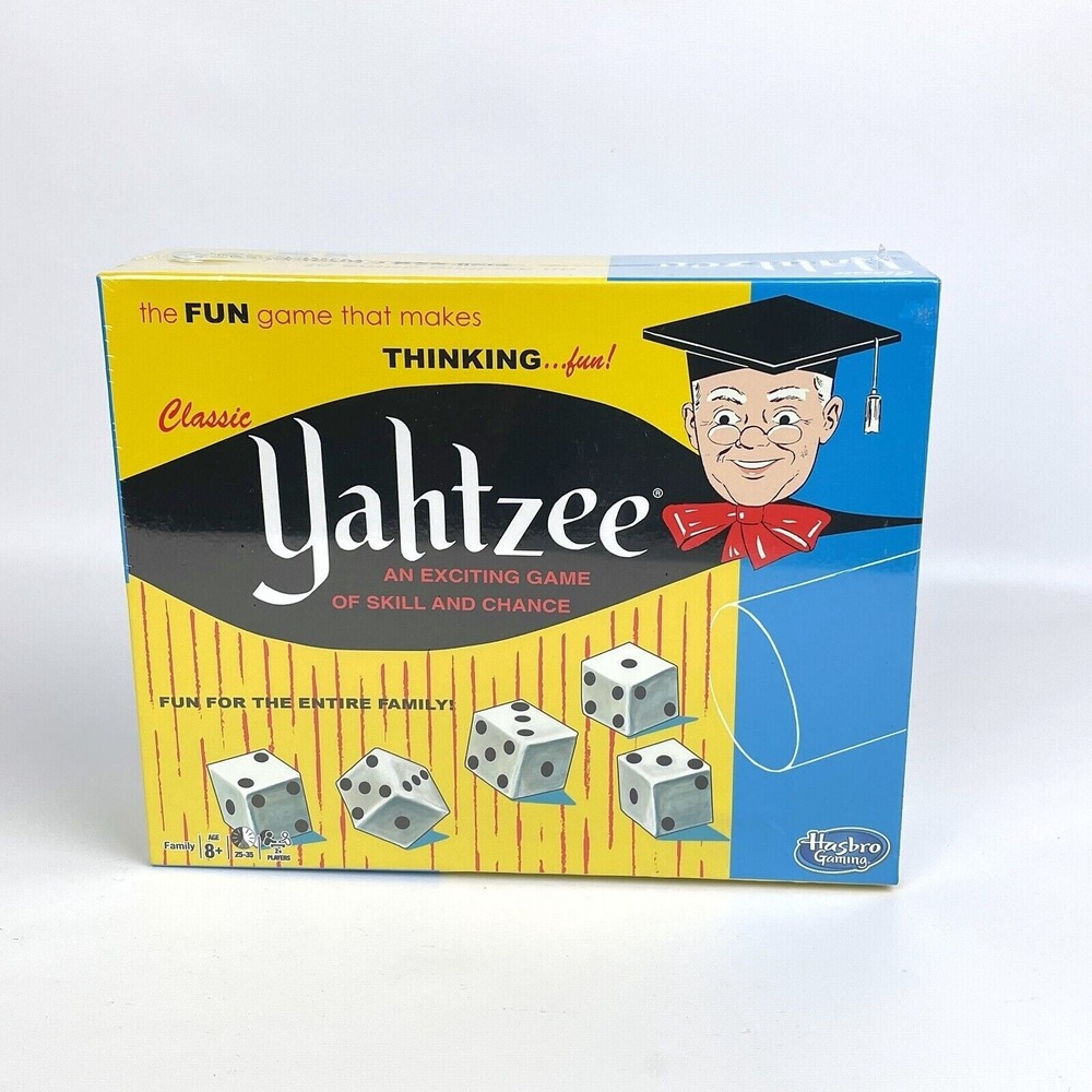 NEW SEALED Classic Yahtzee, An Exciting Game Of Skill And Chance By Hasbro Games